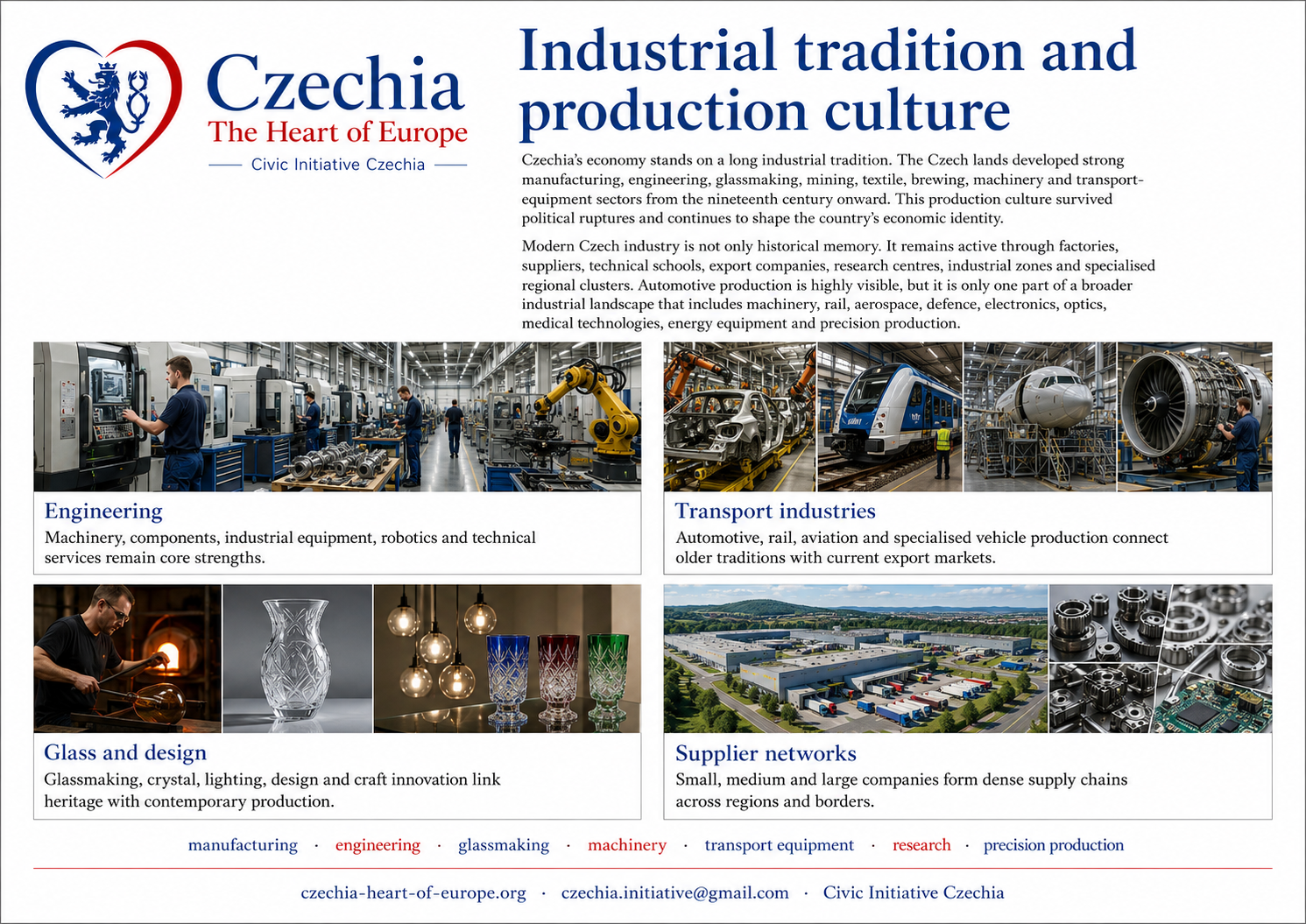 Czech industrial tradition information sheet