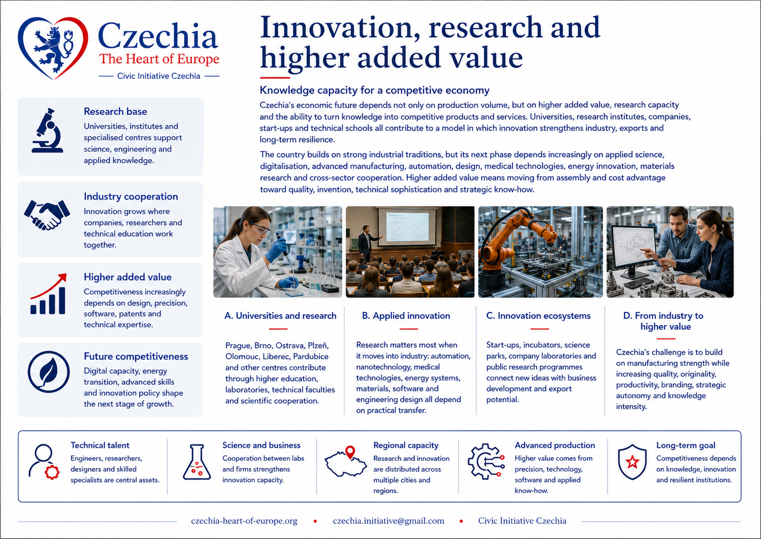 Innovation and higher added value information sheet