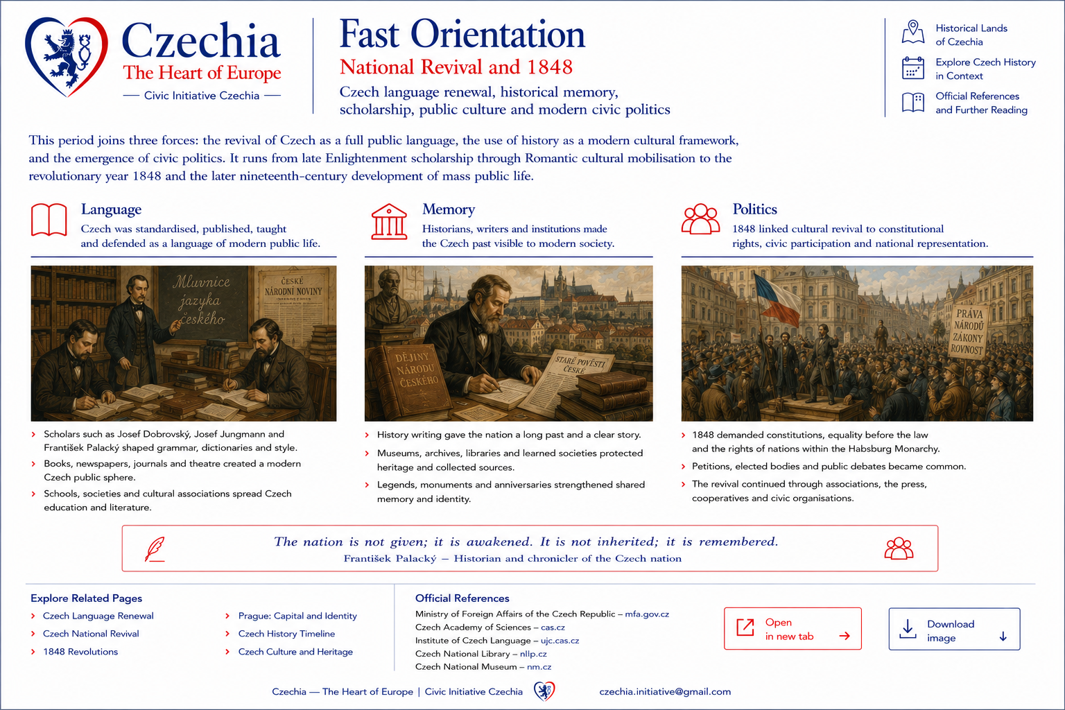 National Revival orientation information sheet